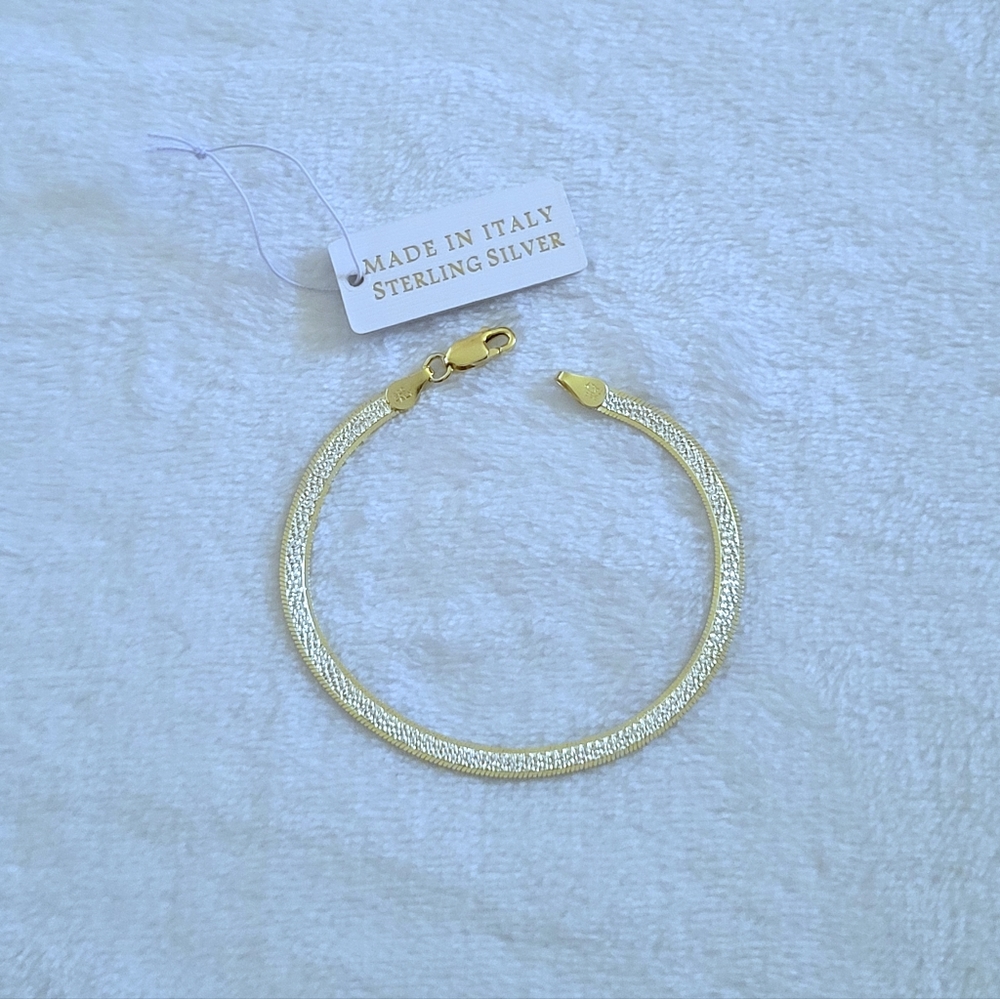 Mia Fiore Two✌️ Tone Herringbone Bracelet - NWT - Picture 9 of 16